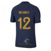 Officiële Voetbalshirt Frankrijk Christopher Nkunku 12 Thuis WK 2022 - Heren